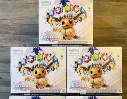 LOT OF 3 - Pokemon Prismatic Evolutions Elite Trainer Box ETB ✅Sealed ✅In Hand - Image 1