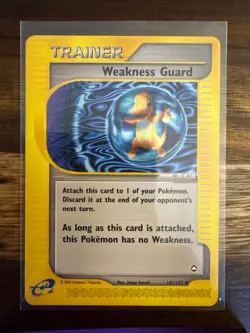 Weakness Guard 141 Uncommon Aquapolis Pokemon Near Mint - Image 1