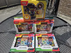 Pokemon First Partner Illustration Collection - Lot Of 4 & 1 Pokemon Day 2026 - Image 5