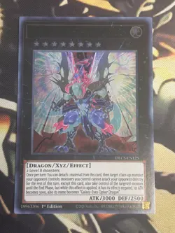 Yugioh: Galaxy-Eyes Cipher Dragon - DLCS-EN125 - Ultra Rare Green - 1st Ed - NM - Image 1