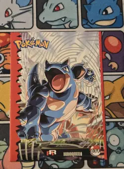 Misprint Nidoqueen #31 Pokemon Holo Shift Team Rocket Silver Topps Peru Error - Image 1