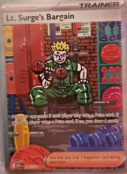 Pokemon Lt. Surge's Bargain 185/132 - ME01 - Unplayed Holofoil - Image 1
