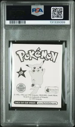 PSA 7 NM 1999 MERLIN POKEMON S28 MISTY-PRISM - Image 2