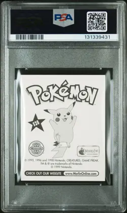 PSA 7 NM 1999 MERLIN POKEMON S28 MISTY-PRISM - Image 4