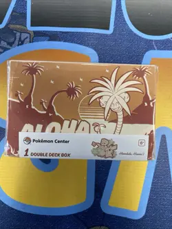 Pokemon World Championships 2024 Honolulu Hawaii Aloha Exeggutor Double Deck Box - Image 1