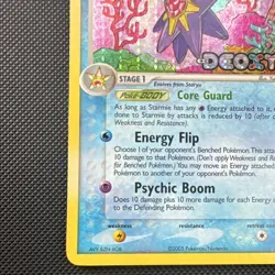 Pokemon Starmie 48/107 EX Deoxys Stage 1 70 HP Uncommon Reverse Holo English - Image 5
