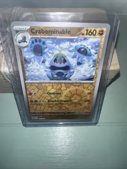Pokemon TCG - Crabominable - Reverse Holo - Obsidian Flames - 115/197 - NM - Image 1