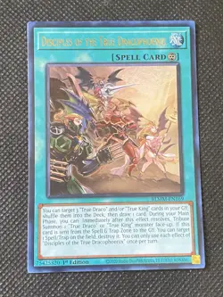 YuGiOh! Disciples of the True Dracophoenix BLMM-EN169 Ultra Rare 1st Edition NM - Image 1