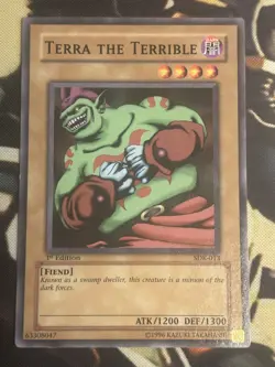 Yugioh: Terra The Terrible - SDK-013 - Common - 1st Edition LP - Image 1