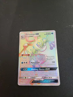 Pokemon TCG Greninja GX (#133/131) Secret Rainbow Rare. Mint Condition. - Image 1