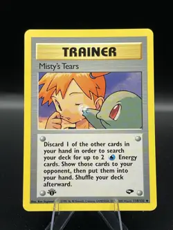 (NM) Misty's Tears 118/132 Uncommon 1st ed Gym Challenge Pokemon - Image 1