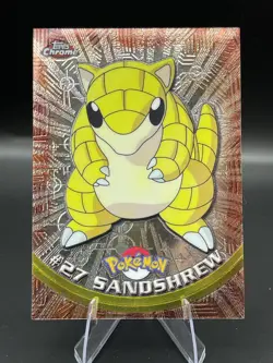 (NM) Sandshrew 2000 Topps Chrome #27 Base Pokemon 330a-14 - Image 1
