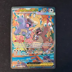 POKEMON Mega Kangashan EX 182/132 SPECIAL ILLUSTRATION RARE Mega Evolution - Image 1