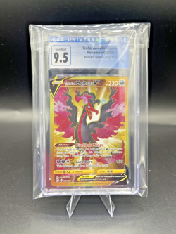 CGC 10 Galarian Moltres V 183/172 Secret Rare Brilliant Stars Gem Mint Pokemon - Image 1