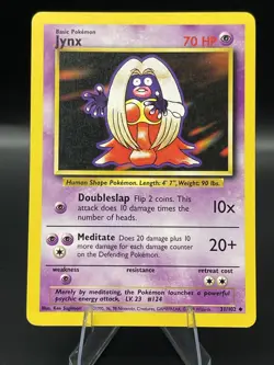 (NM) Jynx 31/102 Base Set Unlimited Pokemon TCG WOTC 327a-86 - Image 1