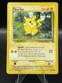 (NM) Pikachu Jungle 60/64 Common Pokemon TCG WOTC 327a-101 - Image 1