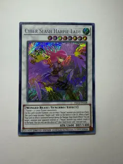 Yugioh - Cyber Slash Harpie Lady - Secret - Limited - DLCS-EN148 - NM - Image 1