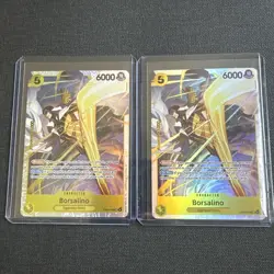 (2) One Piece Card TCG Borsalino SR OP-15 - Image 1