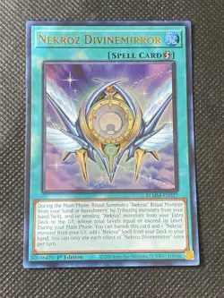 YuGiOh! - Nekroz Divinemirror BLMM-EN027 Ultra Rare 1st Edition Near Mint - Image 1