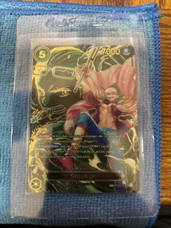 One Piece Carrying On His Will Smoker OP10-030 Alternate Art SP NM - Image 1