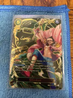 One Piece Carrying On His Will Smoker OP10-030 Alternate Art SP NM - Image 2