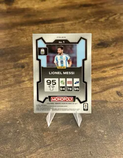 2026 Panini Prizm Monopoly FIFA World Cup Lionel Messi Gold Cracked Ice SP #1 - Image 2