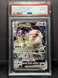 Deoxys VSTAR #GG46/GG70 - PSA 10 - Crown Zenith: Galarian Gallery Pokemon - Image 1