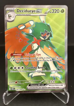 Decidueye EX 100/088 Ultra Rare Holo - Perfect Order - Pokemon TCG - NM/M - Image 1