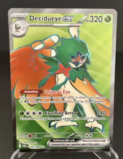 Decidueye EX 100/088 Ultra Rare Holo - Perfect Order - Pokemon TCG - NM/M - Image 1