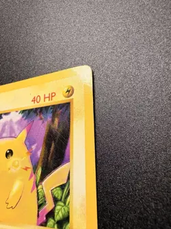 Pikachu 58/102 Yellow Cheeks Shadowless Base Set 1999 WOTC Pokemon MP - Image 3