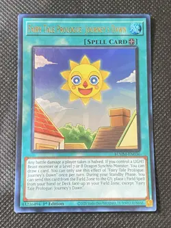 YuGiOh! - Fairy Tale Prologue: Journey's Dawn BLMM-EN036 Ultra Rare 1st Ed NM - Image 1