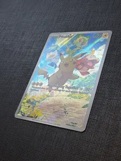Pokemon Pikachu SVP 027 TCG Promo Card Paldea Evolved Near Mint Condition - Image 2