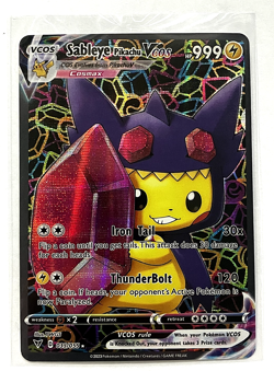 Sableye Pikachu Pokemon Card VCOS Holo Cosplay w/ Video - Image 4