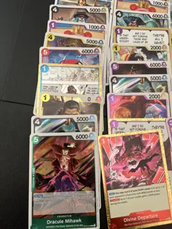 One Piece OP-10 Rare And Leader Card Lot Royal Blood 40 Cards - Image 3
