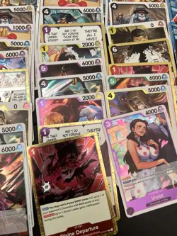 One Piece OP-10 Rare And Leader Card Lot Royal Blood 40 Cards - Image 4