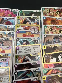 One Piece OP-10 Rare And Leader Card Lot Royal Blood 40 Cards - Image 5