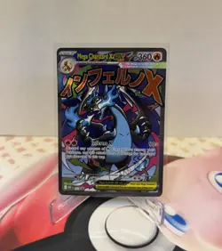 Pokemon Mega Charizard X ex 023 Phantasmal Flames UPC Promo Near Mint - Image 1