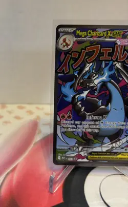 Pokemon Mega Charizard X ex 023 Phantasmal Flames UPC Promo Near Mint - Image 3