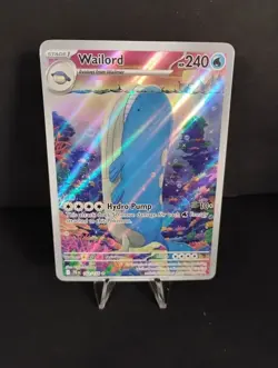 Pokemon 2025 Wailord 162/159 Illustration Rare Journey Together - Image 1