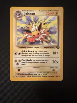 Jolteon 04/64 Jungle Holo Pokemon - Image 1