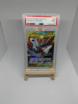 Pokemon Latias & Latios 108/150 Chinese Tag Team CSM2aC Graded Slab PSA 9 - Image 1