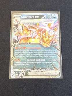 Pokemon TCG Charizard ex SVP 196 Scarlet & Violet Promo Holo 330HP EX - Image 1