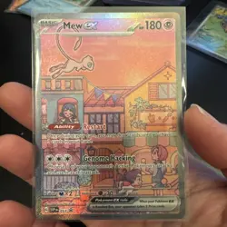 Pokemon Mew ex 053 Sv: Scarlet & Violet UPC Black Star Promo Holo - Image 1