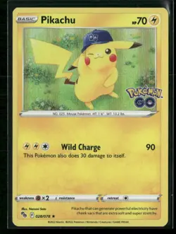 Pikachu (28) Pokemon GO 028/078 Holo NM - Image 1