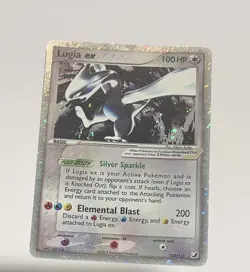 Pokemon Lugia EX Ultra Rare Holo Unseen Forces 105/115 100 NM - Image 1