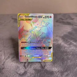 Charizard & Braixen GX LP Rainbow Cosmic Eclipse 251/236 Pokemon TCG Holo - Image 1