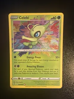 Pokemon Celebi Amazing Rare SWSH Vivid Voltage 009/185 NM - Image 1
