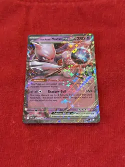 Team Rocket's Mewtwo ex 81/182 - Pokemon TCG Destined Rivals: Holo Ultra Rare NM - Image 1