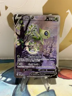 Celebi V 245/264 Pokemon TCG Fusion Strike Sword & Shield Alternate Art NM - Image 1