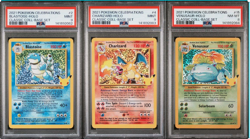 SEQUENTIAL PSA 9 9 8 BLASTOISE 2 CHARIZARD 4 VENUSAUR 15 CELEBRATIONS POKEMON - Image 1